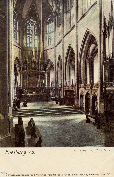 Münsterinneres um 1900