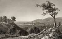 Blick über die Lorettokapelle ca. 1840 