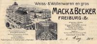 Weis und Wollenwaren Mack und Becker